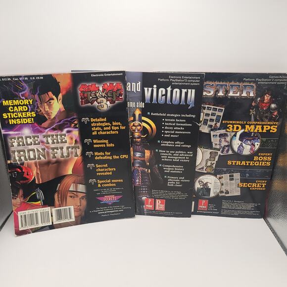 Prima Games Lot of 3 PS2 Guides Tekken 3 Kessen Maximo Ghosts of Glory - Picture 2 of 12